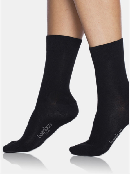Bellinda Черни дамски чорапи Bellinda BAMBUS COMFORT SOCKS