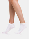 Bellinda Бели дамски чорапи с декоративни елементи Bellinda BAMBUS AIR LADIES IN-SHOE SOCKS