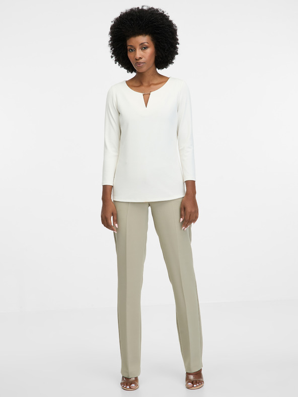 Orsay Бяла дамска блуза ORSAY