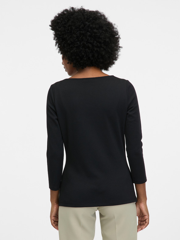 Orsay Черна дамска блуза ORSAY