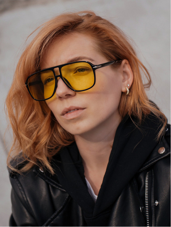 VEYREY Черни слънчеви очила VeyRey Ghost