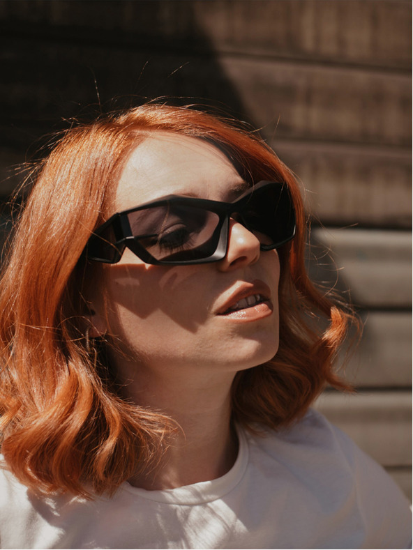 VEYREY VeyRey Слънчеви очила Unisex Futuristic Calictor Black Universal