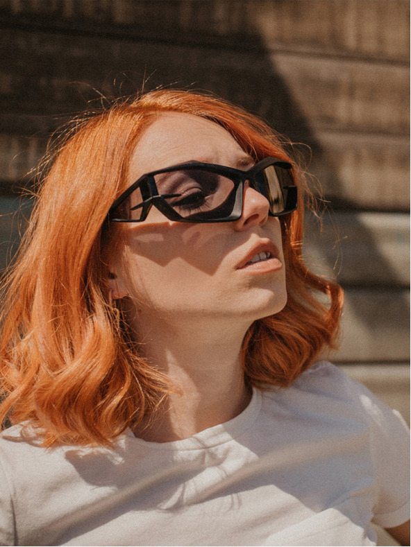 VEYREY VeyRey Слънчеви очила Unisex Futuristic Calictor Black Universal