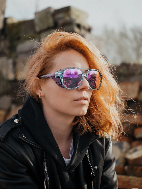 VEYREY Спортни поляризирани слънчеви очила VeyRey Legend Blue and Purple