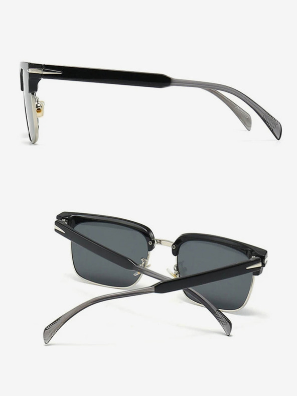 VEYREY Черни поляризирани слънчеви очила VeyRey Beckham Stitch