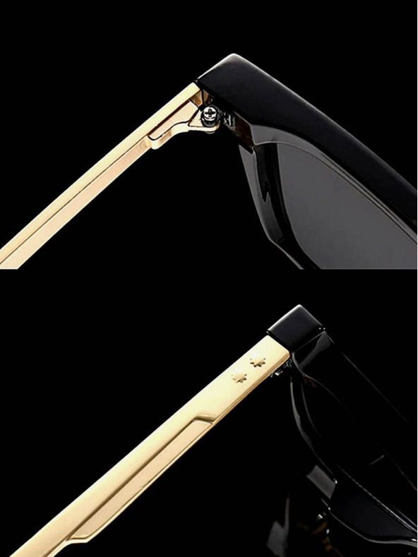 VEYREY Черни поляризирани слънчеви очила VeyRey Nerd Fowl