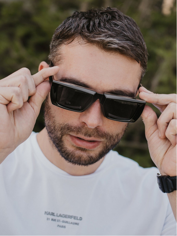 VEYREY VeyRey Слънчеви очила за унисекс Steampunk Yiphon Черно универсално