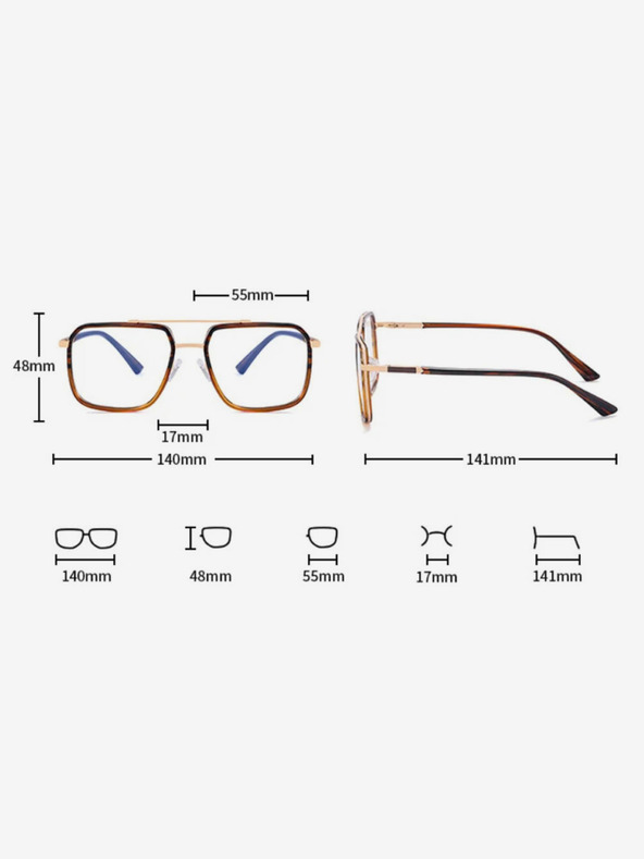 VEYREY Черни слънчеви очила за блокиране на синята светлина VeyRey Blanks