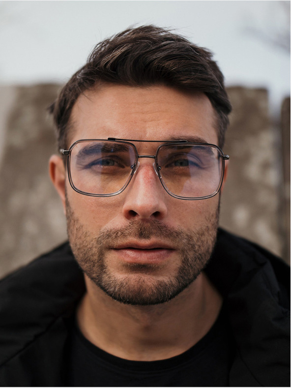 VEYREY Черни слънчеви очила за блокиране на синята светлина VeyRey Blanks