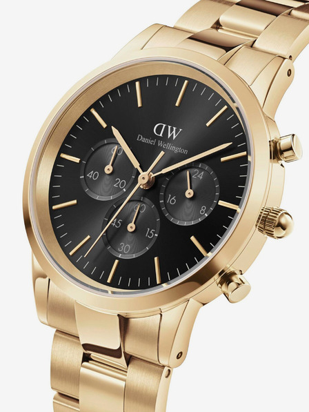 Daniel Wellington Мъжки златен часовник Daniel Wellington Iconic