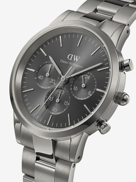Daniel Wellington Сив мъжки часовник Daniel Wellington Iconic
