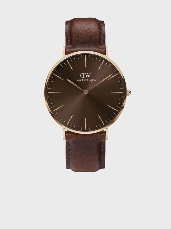 Daniel Wellington Тъмнокафяв мъжки часовник Daniel Wellington Classic
