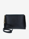 Elega Черна дамска кожена чанта за кръст ELEGA Ann