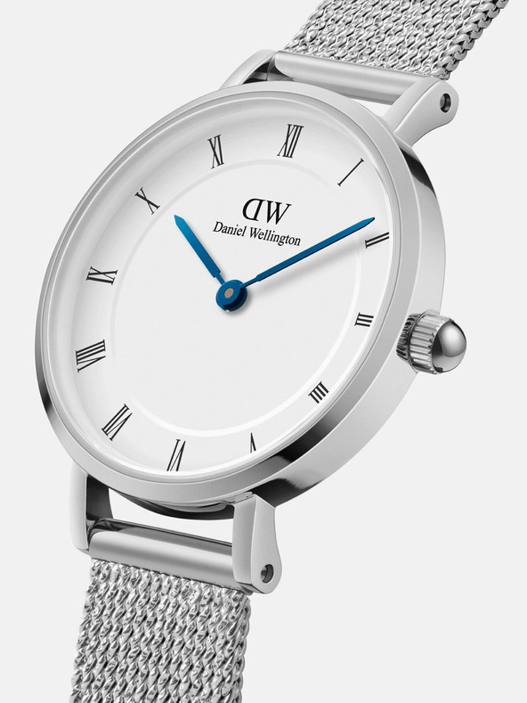 Daniel Wellington Дамски часовник Daniel Wellington Mesh Petite Sterling Silver