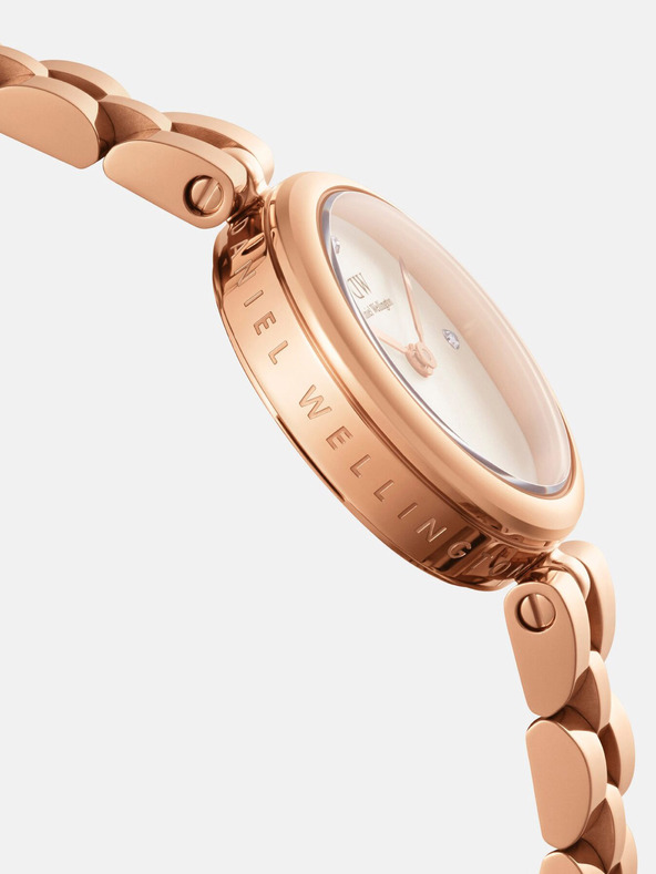 Daniel Wellington Розов и златен дамски часовник Daniel Wellington Elan Lumine