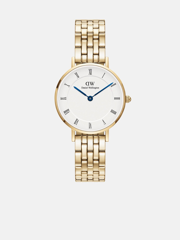 Daniel Wellington Златен дамски часовник Daniel Wellington Petite с 5 връзки