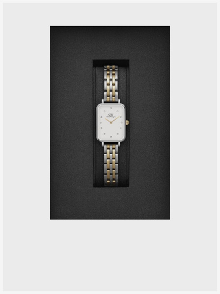Daniel Wellington Дамски часовник Daniel Wellington Quadro Lumine от злато и сребро