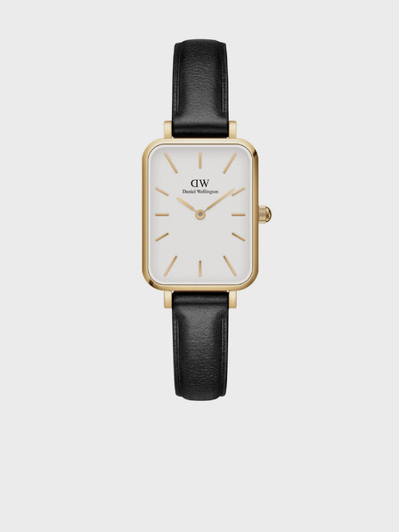 Daniel Wellington Дамски часовник Daniel Wellington Quadro в черно и златно