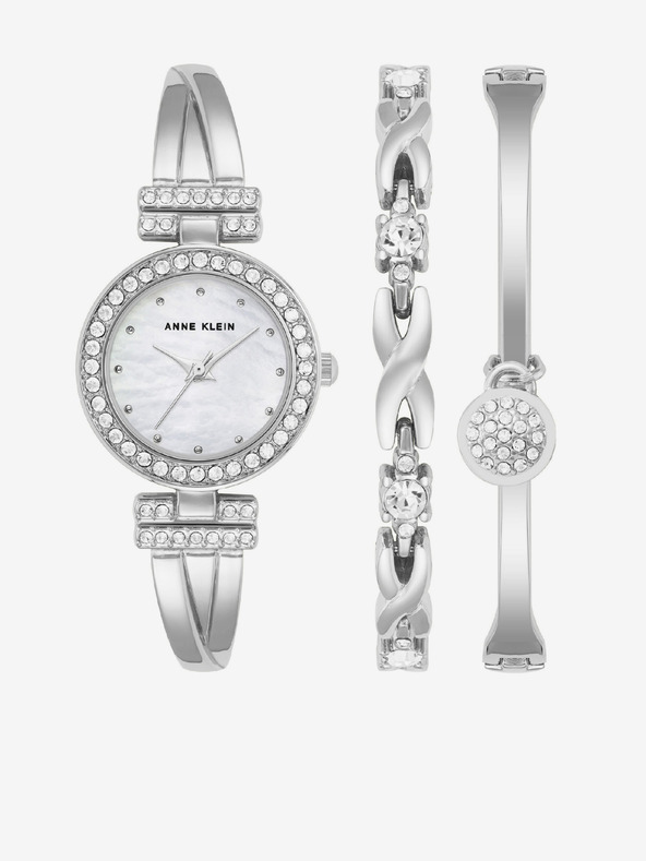 Anne Klein Комплект часовник и гривна от сребро Anne Klein