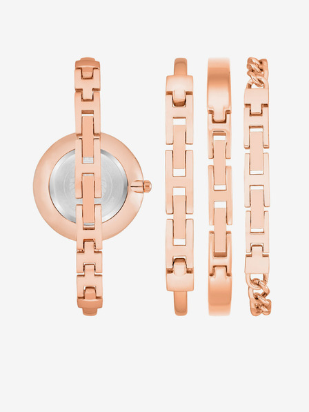 Anne Klein Комплект часовник и гривна от розово злато Anne Klein