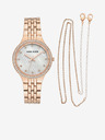 Anne Klein Комплект часовник и верижка от розово злато Anne Klein