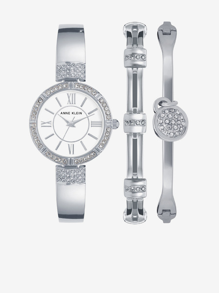 Anne Klein Комплект часовник и гривна от сребро Anne Klein