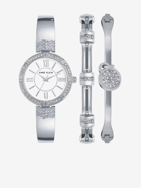 Anne Klein Комплект часовник и гривна от сребро Anne Klein