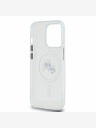 Karl Lagerfeld Karl Lagerfeld IML K&CH Heads Metal Frame MagSafe заден капак за iPhone 15 Pro Max Прозрачен