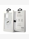Karl Lagerfeld Karl Lagerfeld IML K&CH Heads Metal Frame MagSafe заден капак за iPhone 15 Pro Max Прозрачен