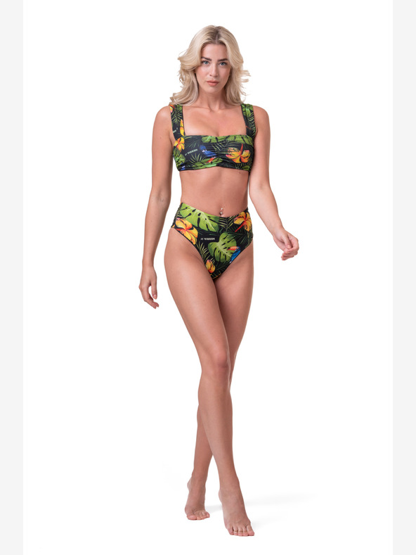 Nebbia Бикини с висока енергийна стойност - топ 553 S,джунгла зелена