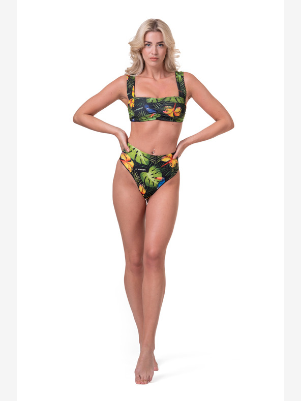 Nebbia Бикини с висока енергийна стойност - топ 553 S,джунгла зелена