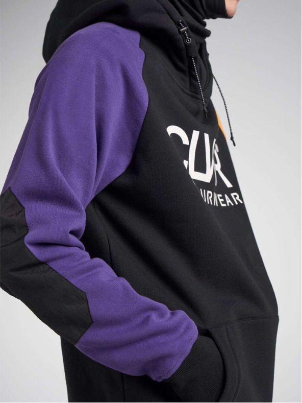 Tenson унисекс качулка COLOURWEAR Bowl 2.0 лилаво/жълто