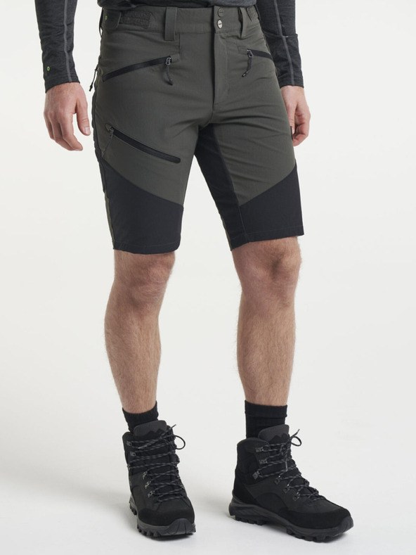 Tenson Мъжки къси панталони за открито TENSON Himalaya Stretch Shorts M тъмно каки