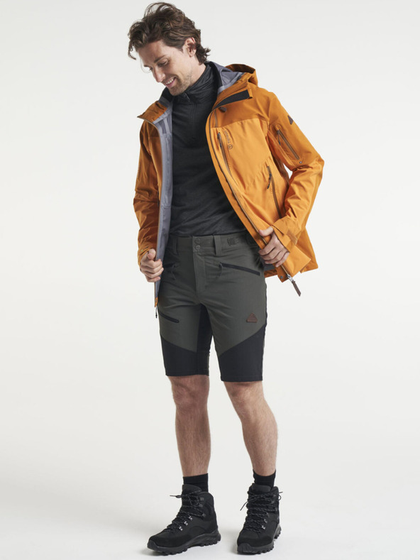 Tenson Мъжки къси панталони за открито TENSON Himalaya Stretch Shorts M тъмно каки