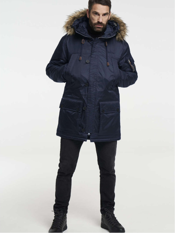 Tenson Мъжка зимна лайфстайл парка TENSON Himalaya Anniversary M тъмно синьо