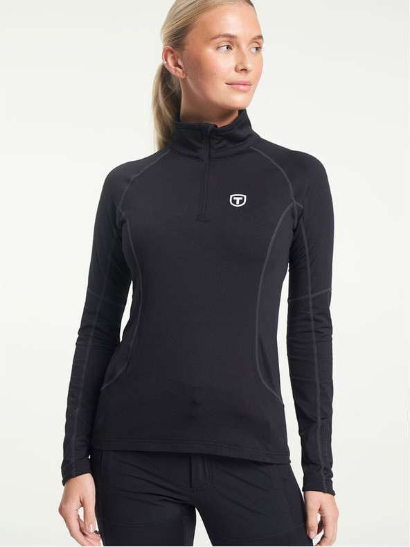 Tenson Дамска функционална качулка TENSON TXlite Halfzip W черна