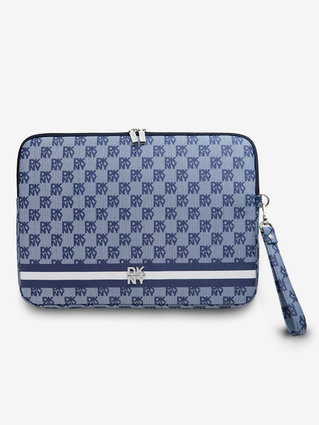 DKNY DKNY PU кожа Кариран десен и райе Корици за тетрадки 13/14 Синьо"