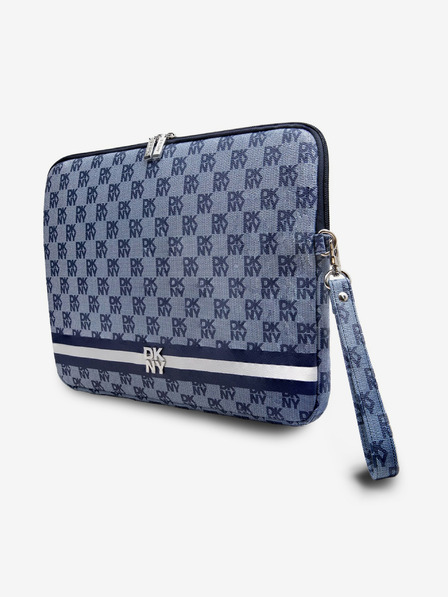 DKNY DKNY PU кожа Кариран десен и райе Корици за тетрадки 13/14 Синьо"