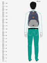 Travelite Тъмносиня раница Travelite Basics Melange Navy/grey