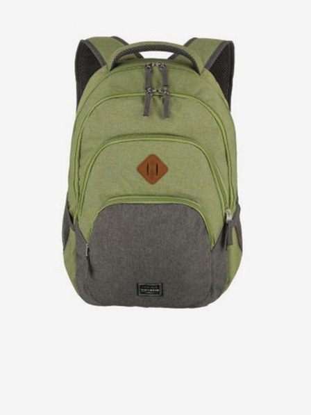 Travelite Зелена раница Travelite Basics Melange Green/grey