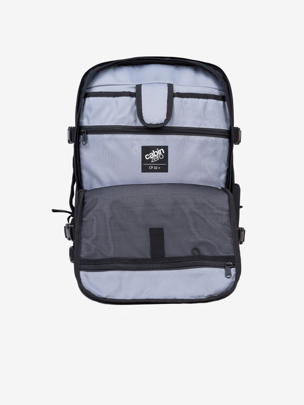 CabinZero Черна унисекс раница CabinZero Classic Pro Absolute (32 L)
