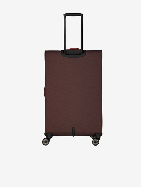 Travelite Розово-кафяв куфар Travelite Viia 4w L
