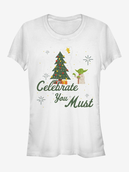 ZOOT.Fan Г-н Йода - Celebrate You Must ZOOT. FAN Star Wars - Тениска за жени