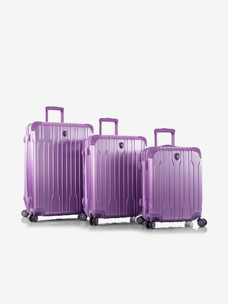 Heys Комплект от три лилави пътнически куфара Heys Xtrak S,M,L