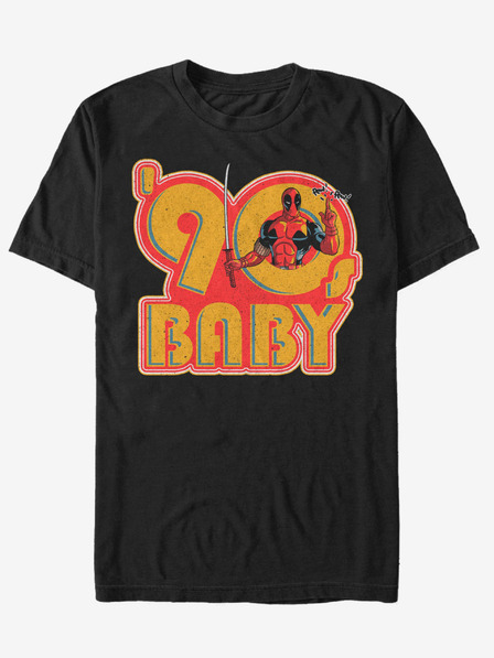 ZOOT.Fan Черна мъжка тениска ZOOT.Fan Marvel 90-те години на миналия век
