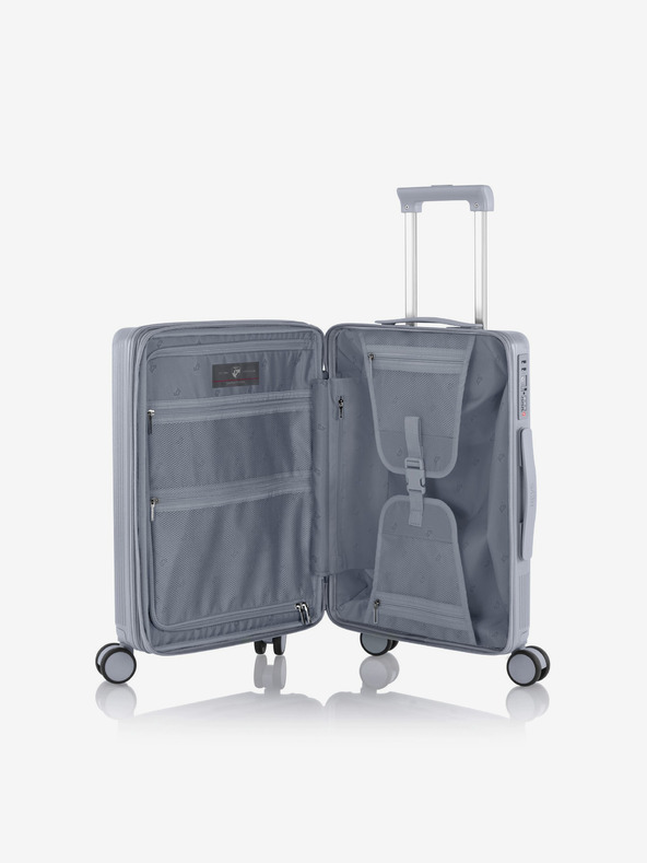 Heys Пътнически куфар Heys Earth Tones S Glacier Grey