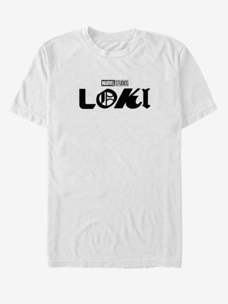 ZOOT.Fan Бяла унисекс тениска ZOOT.Fan Marvel Loki Лого