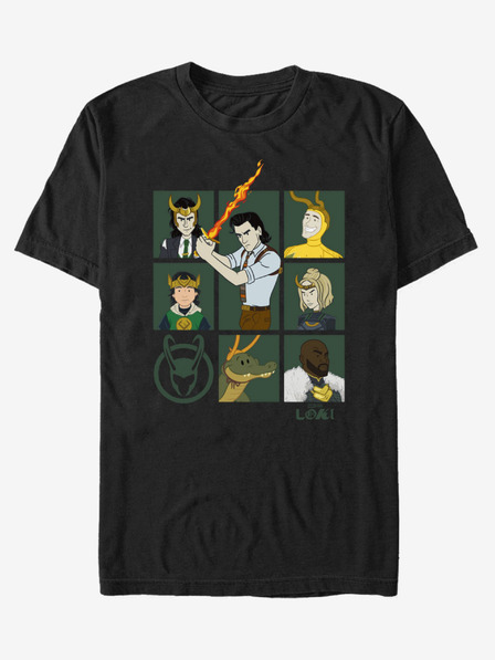 ZOOT.Fan Черна унисекс тениска ZOOT.Fan Marvel Team