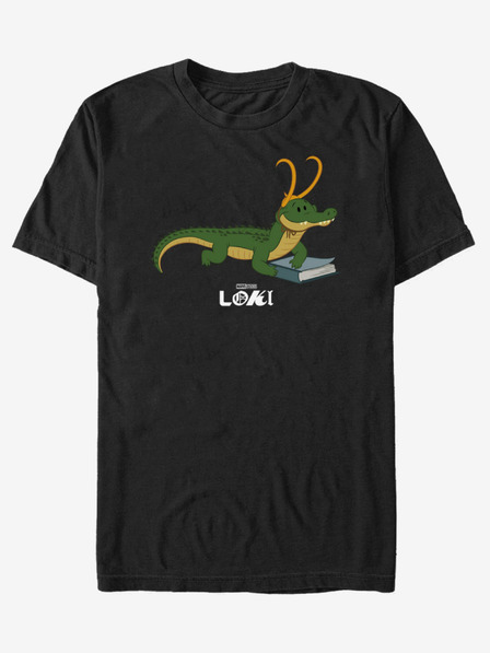 ZOOT.Fan Черна унисекс тениска ZOOT.Fan Marvel Gator Loki Hero