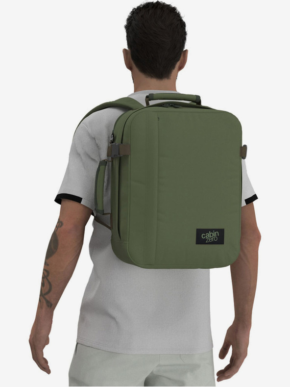 CabinZero Хаки унисекс раница CabinZero Classic Tech (28L)